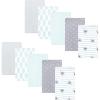 image:imageHudson Baby Cotton Flannel Burp Cloths 10Pack Koala Stripe One Size