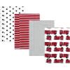 image:imageHudson Baby Infant Boys Cotton Flannel Burp Cloths 4Pack Fire Truck One Size