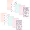 image:imageHudson Baby Infant Girls Cotton Flannel Burp Cloths 10Pack Pink Mint Floral One Size