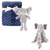 image:imageHudson Baby Plush Blanket Security Blanket amp ToyBoy ElephantGray Elephant