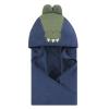 image:imageHudson Baby Unisex Baby Cotton Animal Face Hooded Towel Brown Gingham Puppy One SizeAlligator