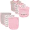 image:imageHudson Baby Unisex Baby Cotton Bib and Burp Cloth Set Princess One SizePrincess