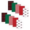 image:imageHudson Baby Unisex Baby Cotton Flannel Burp Cloths Bee One SizeChristmas Tree Truck