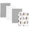 Farm Friends Grey 4-pack