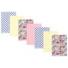 Pink Blue Pretty Floral 7 Pack