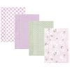 Purple Dainty Floral 4 Pack
