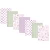 Purple Dainty Floral 7 Pack