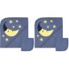 image:imageHudson Baby Unisex Baby Cotton Hooded Towel and Washcloth Moon One Size Pack of 2