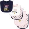 image:imageHudson Baby Unisex Baby Cotton Terry Bib and Burp Cloth Set Mom Dad Dream One SizeDaddys Little Girl