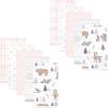 image:imageHudson Baby Unisex Baby Quilted Burp Cloths Moose Bear One SizeWinter Forest