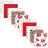 image:imageHudson Baby Unisex Baby Quilted Cotton Washcloths Forest Animals One SizeRose Leopard