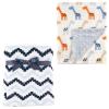 Chevron/Blue Giraffe