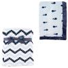 Chevron/Navy Whale