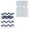 Chevron/Powder Blue