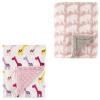 image:imagePlush Blanket 2PkPink GiraffePink Elephant