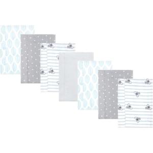 image:imageHudson Baby Cotton Flannel Burp Cloths 7Pack Koala Stripe One Size