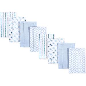 image:imageHudson Baby Cotton Poly Flannel Burp Cloths Multipack Butterflies 8Pack One SizeBoy Modern 8pack