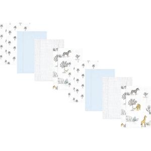 image:imageHudson Baby Cotton Poly Flannel Burp Cloths Multipack Butterflies 8Pack One SizeBoy Safari World 8pack