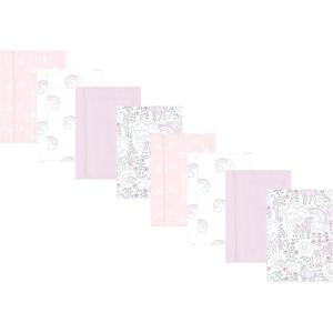 image:imageHudson Baby Cotton Poly Flannel Burp Cloths Multipack Butterflies 8Pack One SizeDreamy Unicorn 8pack