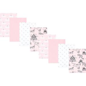 image:imageHudson Baby Cotton Poly Flannel Burp Cloths Multipack Butterflies 8Pack One SizeFairytale Princess 8pack