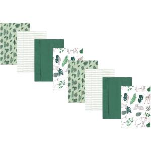 image:imageHudson Baby Cotton Poly Flannel Burp Cloths Multipack Butterflies 8Pack One SizeJungle 8pack