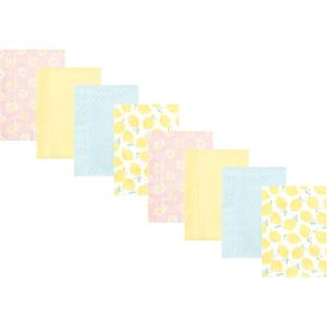 image:imageHudson Baby Cotton Poly Flannel Burp Cloths Multipack Butterflies 8Pack One SizeLemon Daisy 8pack