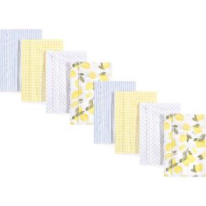 image:imageHudson Baby Cotton Poly Flannel Burp Cloths Multipack Butterflies 8Pack One SizeLemons 8pack