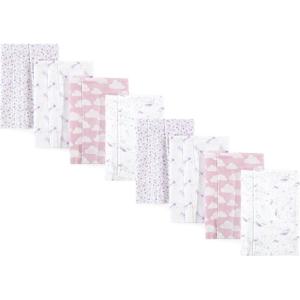 image:imageHudson Baby Cotton Poly Flannel Burp Cloths Multipack Butterflies 8Pack One SizeMagical Unicorn 8pack