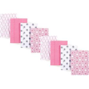 image:imageHudson Baby Cotton Poly Flannel Burp Cloths Multipack Butterflies 8Pack One SizeMedallion 8pack