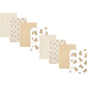 image:imageHudson Baby Cotton Poly Flannel Burp Cloths Multipack Butterflies 8Pack One SizeTeddy Bears 8pack