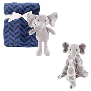 image:imageHudson Baby Plush Blanket Security Blanket amp ToyBoy ElephantGray Elephant