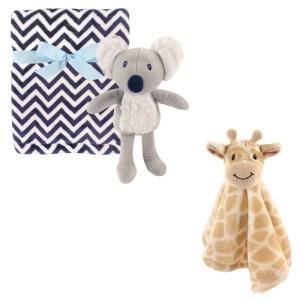 image:imageHudson Baby Plush Blanket Security Blanket amp ToyBoy KoalaGiraffe