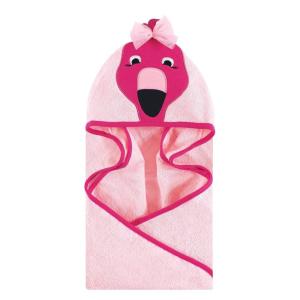 image:imageHudson Baby Unisex Baby Cotton Animal Face Hooded Towel Brown Gingham Puppy One SizeFlamingo