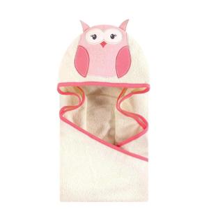 image:imageHudson Baby Unisex Baby Cotton Animal Face Hooded Towel Brown Gingham Puppy One SizeModern Owl