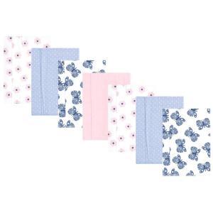 image:imageHudson Baby Unisex Baby Cotton Flannel Burp Cloths Bee One SizeBeautiful Butterfly 7pack
