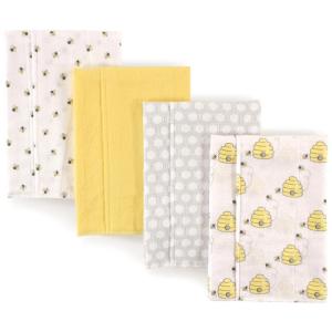 image:imageHudson Baby Unisex Baby Cotton Flannel Burp Cloths Bee One SizeBee