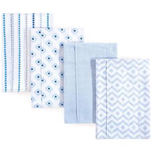 image:imageHudson Baby Unisex Baby Cotton Flannel Burp Cloths Bee One SizeBoy Modern