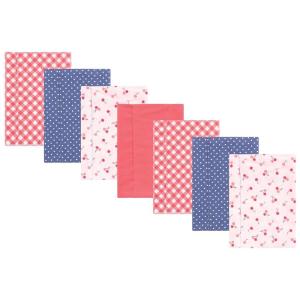 image:imageHudson Baby Unisex Baby Cotton Flannel Burp Cloths Bee One SizeCherry Sweet 7 Pack