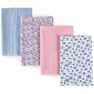 image:imageHudson Baby Unisex Baby Cotton Flannel Burp Cloths Bee One SizeClassic Floral