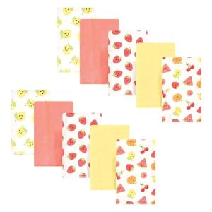 image:imageHudson Baby Unisex Baby Cotton Flannel Burp Cloths Bee One SizeCute Fruit
