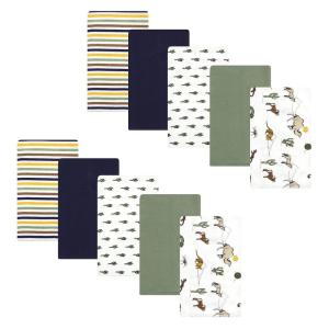image:imageHudson Baby Unisex Baby Cotton Flannel Burp Cloths Bee One SizeDesert Animals