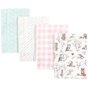 image:imageHudson Baby Unisex Baby Cotton Flannel Burp Cloths Bee One SizeEnchanted Forest