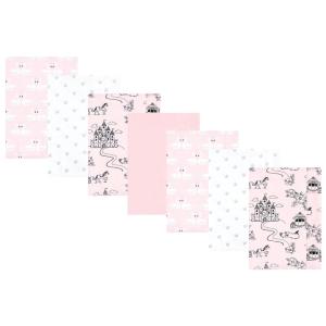 image:imageHudson Baby Unisex Baby Cotton Flannel Burp Cloths Bee One SizeFairytale Princess 7 Pack