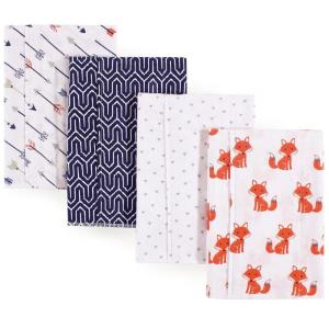 image:imageHudson Baby Unisex Baby Cotton Flannel Burp Cloths Bee One SizeFoxes