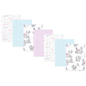 image:imageHudson Baby Unisex Baby Cotton Flannel Burp Cloths Bee One SizeGarden Fairies 7 Pack