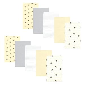 image:imageHudson Baby Unisex Baby Cotton Flannel Burp Cloths Bee One SizeHoney Bee 10 Pack