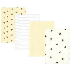 image:imageHudson Baby Unisex Baby Cotton Flannel Burp Cloths Bee One SizeHoney Bee 4 Pack