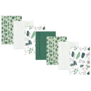 image:imageHudson Baby Unisex Baby Cotton Flannel Burp Cloths Bee One SizeJungle 7 Pack