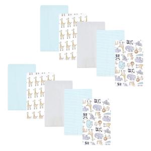 image:imageHudson Baby Unisex Baby Cotton Flannel Burp Cloths Bee One SizeKangaroo 10 Pack