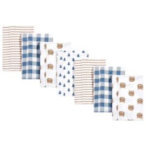 image:imageHudson Baby Unisex Baby Cotton Flannel Burp Cloths Bee One SizeLittle Bear